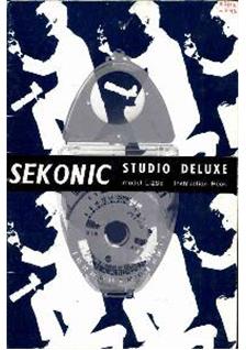 Sekonic L 28 c Studio DeLuxe manual. Camera Instructions.